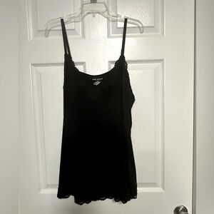 Size 22/24  womens, Black tank top, adjustable straps, LANE BRYANT